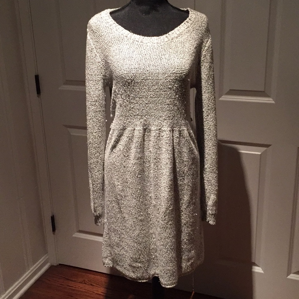 Gray Sweater Dress